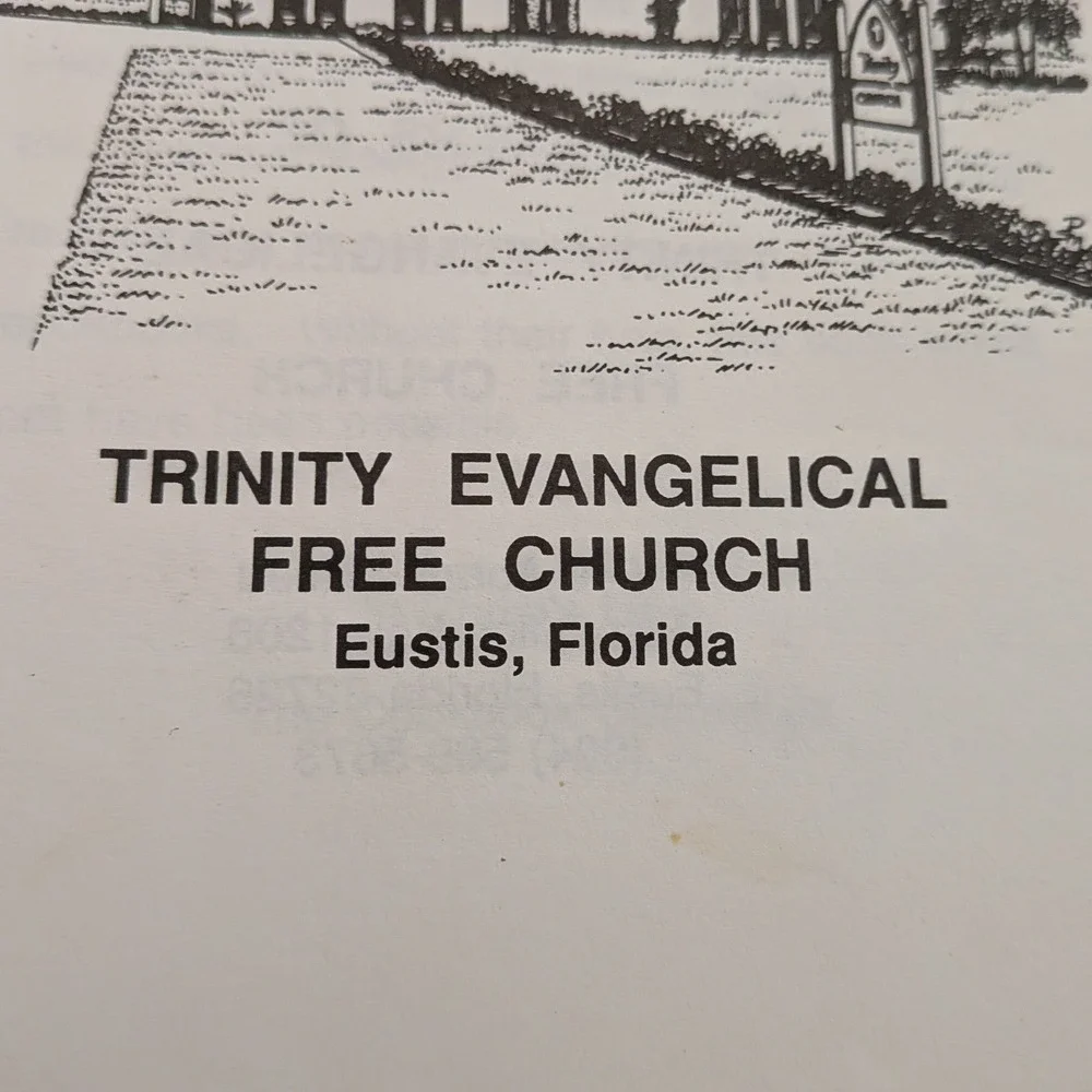 Breaking Bread Together Trinity Evangelical Free Church Eustis Florida Cookbook